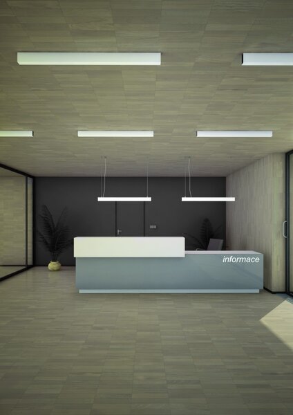 Lucis Stropní LED svítidlo IZAR III 20,9W, d. 60 cm Barva: Bílá, Teplota světla: 3000K - teplá bílá, Stmívání, řízení: ON/OFF (bez stmívání)