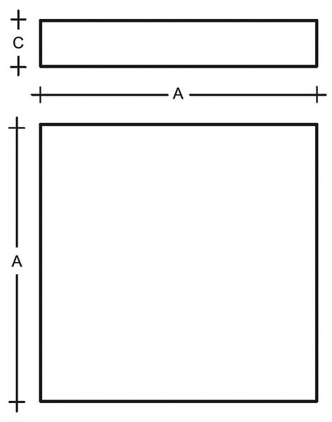 Lucis Stropní LED svítidlo IZAR B, 59W, 60x60 cm Barva: Bílá, Teplota světla: 4000K - denní bílá, Stmívání, řízení: ON/OFF (bez stmívání)