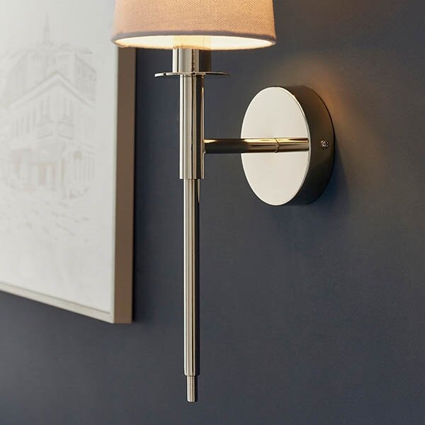 Endon 92949 - Nástěnná lampa 1xE14/6W/230V bílá/lesklý chrom