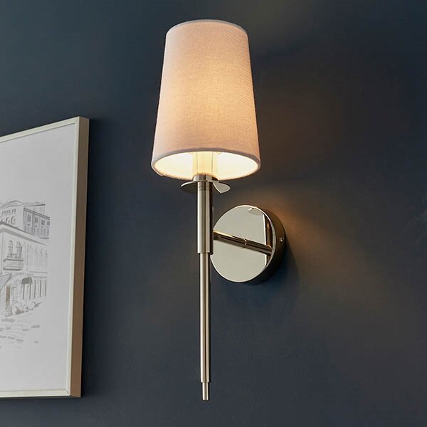 Endon 92949 - Nástěnná lampa 1xE14/6W/230V bílá/lesklý chrom
