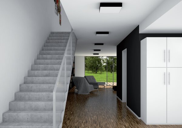 Lucis Stropní LED svítidlo IZAR B, 59W, 60x60 cm Barva: Bílá, Teplota světla: 4000K - denní bílá, Stmívání, řízení: ON/OFF (bez stmívání)
