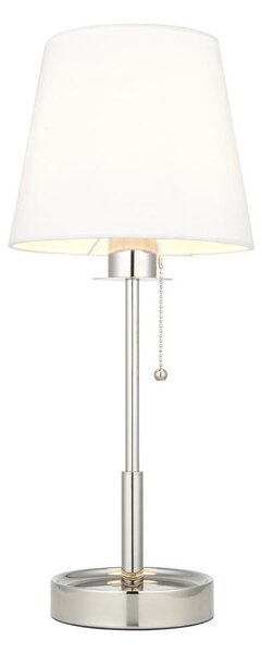 Endon 99596 - Stolní lampa 1xE27/10W/230V bílá/lesklý chrom
