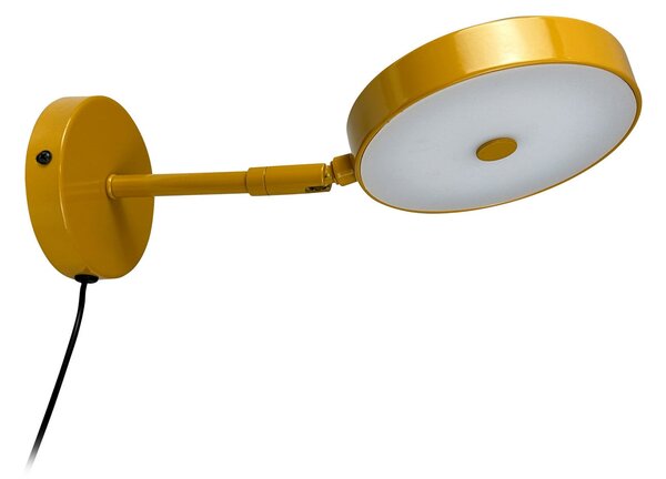 Nástěnná Svítidla Dyberg Larsen, Starlight, stmívatelné, Žlutá, Obývací pokoj, Kov, Design