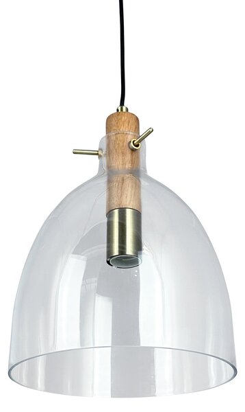 Závěsná svítidlo Dyberg Larsen, Bistro, stmívatelné, Transparentní, Obývací pokoj, Sklo, Design