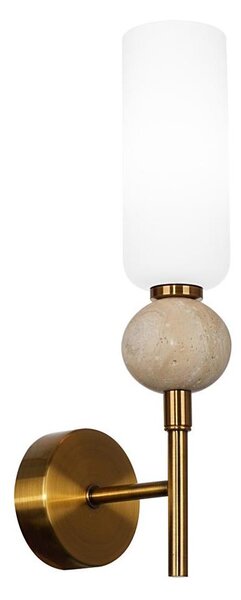 ITALUX WL-95331-1-BRSS - Nástěnná lampa SANTOS 1xG9/40W/230V zlatá