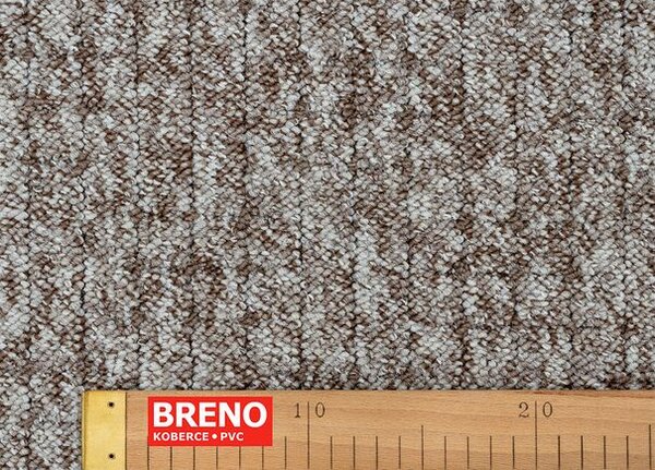 Breno Metrážový koberec FANTASY NEW 6718 hnědý, šíře 400 cm, Hnědá