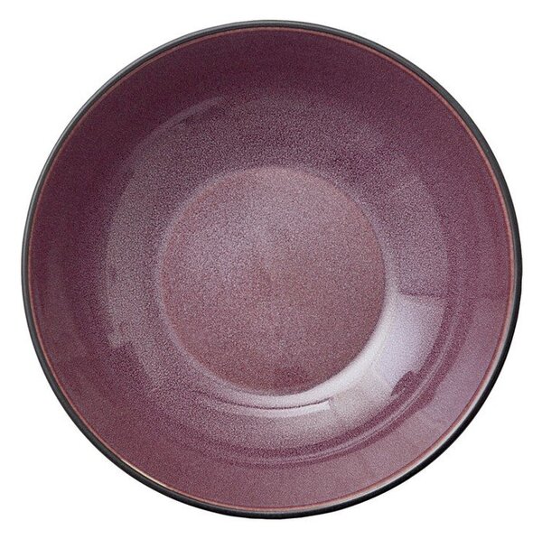 Černá/fialová miska z kameniny 1 l Gastro Black/Purple – Bitz