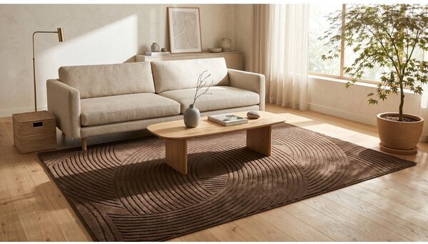 Hnědý koberec 200x290 cm Zephyr – ESTE