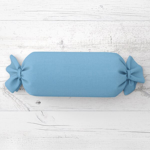 Biante Polštář válec bonbon Rongo RG-100 Světle modrý 15x40 cm