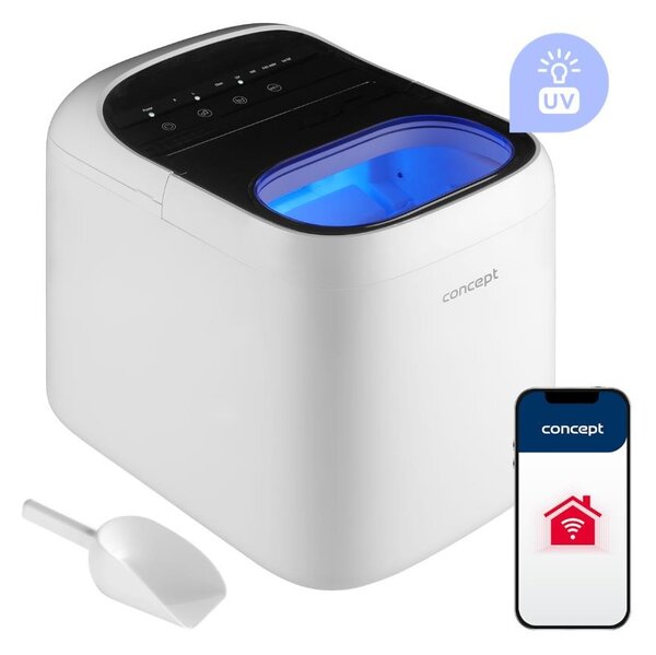Concept VL1520 - Výrobník ledu 150W/230V Wi-Fi bílá
