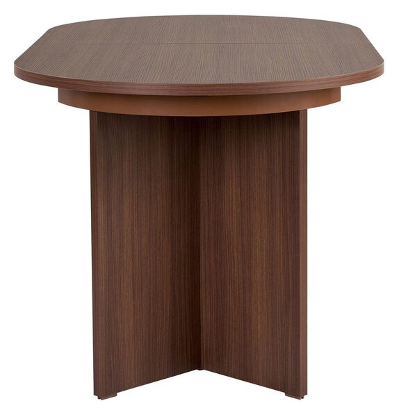 Rozkládací jídelní stůl s přídavnou deskou v dekoru ořechu 90x160 cm Sorell – Kalune Design