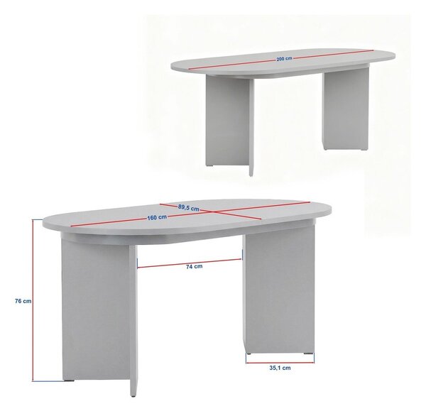 Rozkládací jídelní stůl s přídavnou deskou v dekoru ořechu 90x160 cm Sorell – Kalune Design