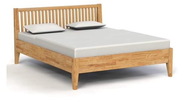 Dvoulůžková postel z dubového dřeva 200x200 cm Odys - The Beds
