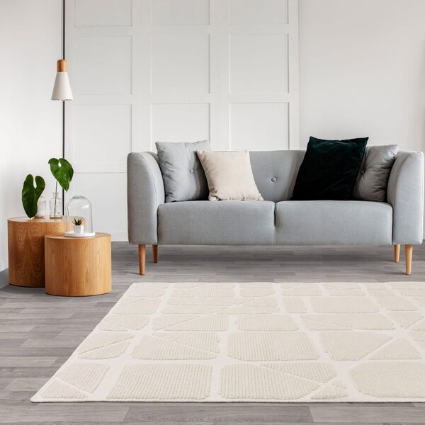 Tribeca Design Kusový koberec Stooges Method Ivory Rozměry: 80x150 cm