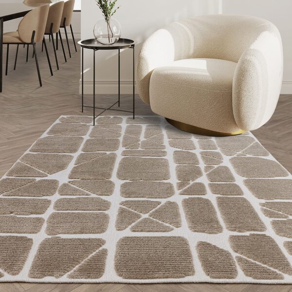 Tribeca Design Kusový koberec Stooges Method Sand Rozměry: 80x150 cm