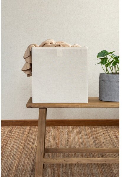 Béžový látkový úložný box 32x31,5x31,5 cm Soft Storage Cube – Bigso