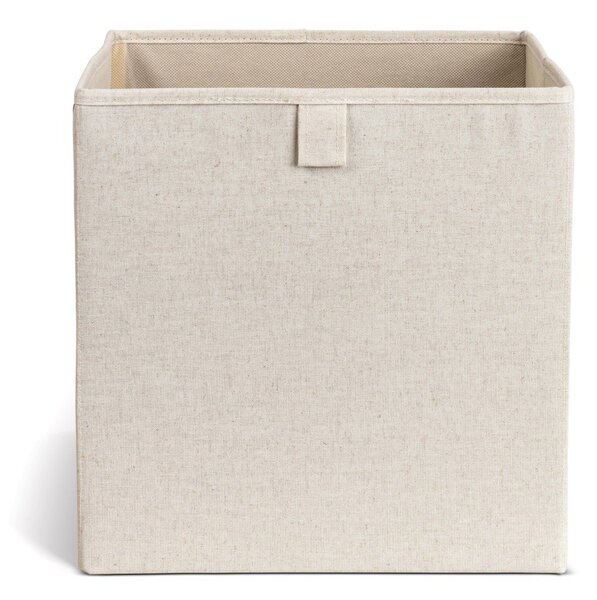 Béžový látkový úložný box 32x31,5x31,5 cm Soft Storage Cube – Bigso