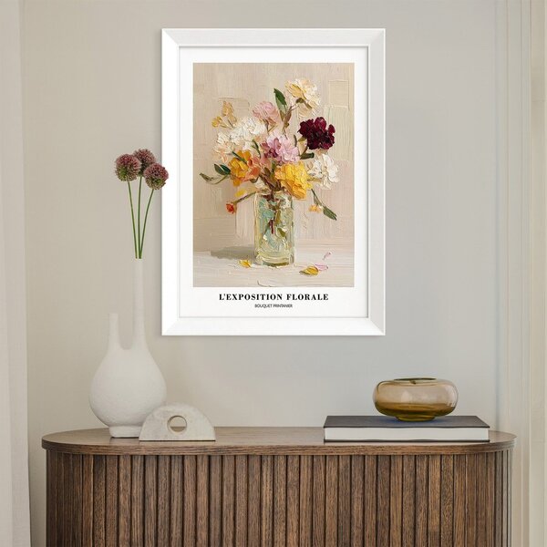 Tištěný obraz s rámem 56x75 cm Sunny Bouquet – Styler
