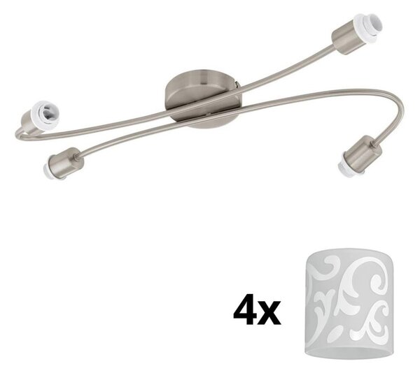 Eglo - LED Bodové svítidlo MY CHOICE 4xE14/4W/230V chrom/bílá