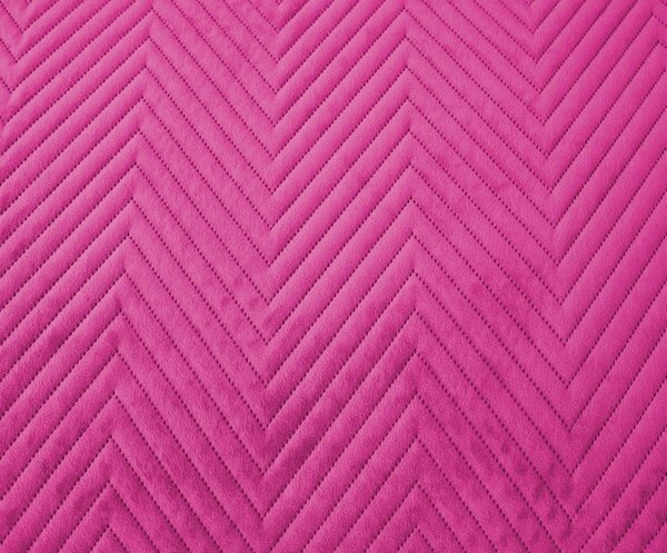 Fialový sametový přehoz na postel ARROW VELVET Rozměr: 170 x 210 cm