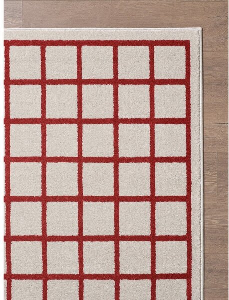 Červený/béžový koberec 160x230 cm Picnic – ESTE