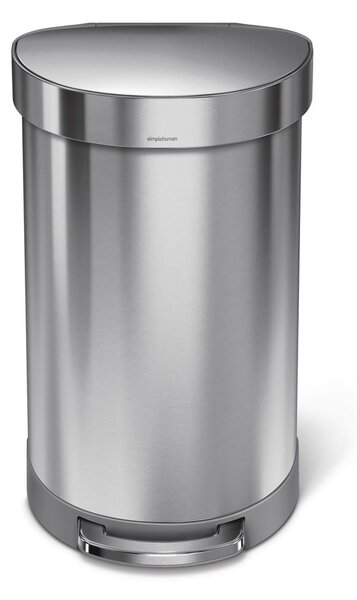 Pedálový odpadkový koš z nerezové oceli 45 l - simplehuman