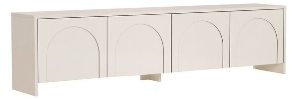 Krémový TV stolek 180x45x32 cm Aurelia – Kalune Design