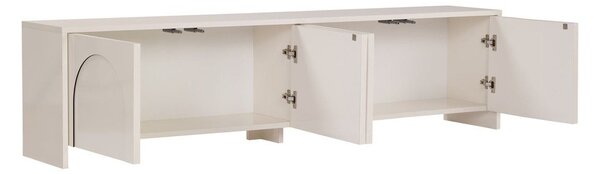 Krémový TV stolek 180x45x32 cm Aurelia – Kalune Design