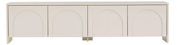Krémový TV stolek 180x45x32 cm Aurelia – Kalune Design
