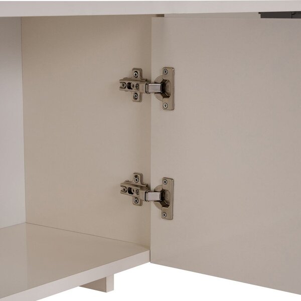 Krémový TV stolek 180x45x32 cm Aurelia – Kalune Design