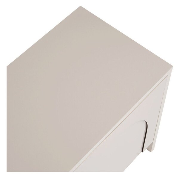 Krémový TV stolek 180x45x32 cm Aurelia – Kalune Design