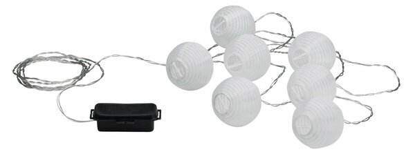 Paulmann Outdoor světelný řetěz Mobile Lampion IP44 7 lamp, na baterie 941.66 P 94166