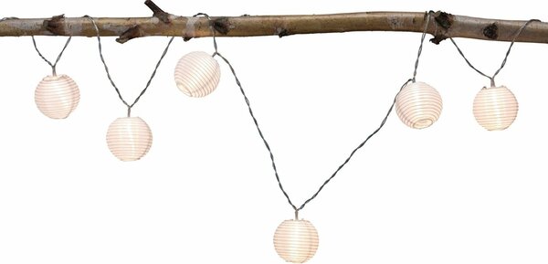 Paulmann Outdoor světelný řetěz Mobile Lampion IP44 7 lamp, na baterie 941.66 P 94166