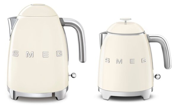 Krémová rychlovarná konvice z nerezové oceli 800 ml Retro Style – SMEG