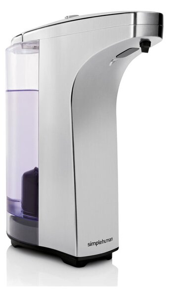 Šedý automatický kovový dávkovač mýdla 237 ml - simplehuman