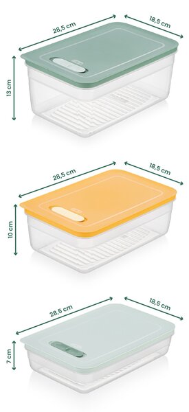 ASIR Sada úložných boxů 9 kusů HK9 více barev