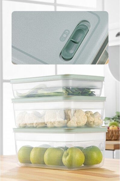 ASIR Sada úložných boxů 3 kusy HK3 Modrá