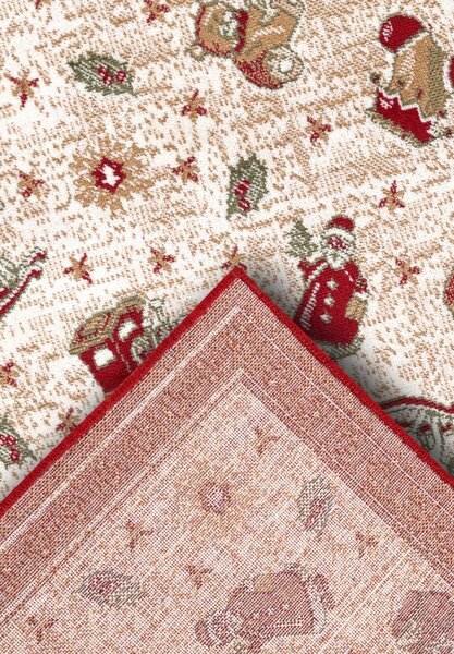 Villeroy & Boch Kusový koberec Toy's delight se střiženým vlasem 106217 Red, Multicolor, 50x80, červená, obývací pokoj