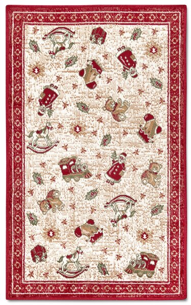 Villeroy & Boch Kusový koberec Toy's delight se střiženým vlasem 106217 Red, Multicolor, 50x80, červená, obývací pokoj