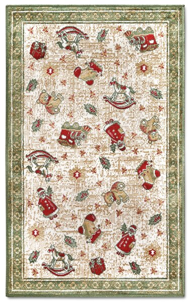 Villeroy & Boch Kusový koberec Toy's delight se střiženým vlasem 106218 Green, Multicolor, 50x80, zelená, obývací pokoj