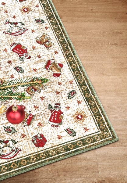 Villeroy & Boch Kusový koberec Toy's delight se střiženým vlasem 106218 Green, Multicolor, 50x80, zelená, obývací pokoj