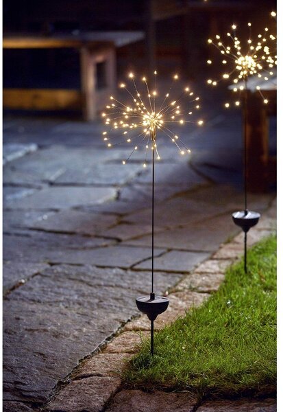 Venkovní solární LED svítidlo s bílými diodami Star Trading Firework, výška 100 cm