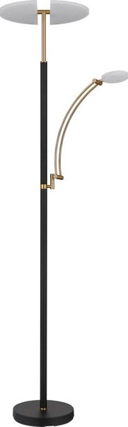 Globo 58909B - LED Stmívatelná stojací lampa TIRANA 40W/230V + 5,5W černá