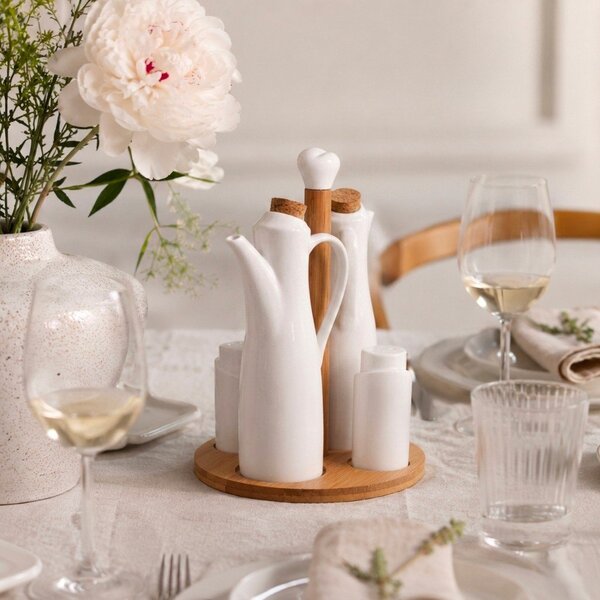 Porcelánový dochucovací set Whiteline – Orion