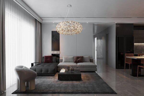 Globo 64135H3C - LED Křišťálový lustr na lanku KATRINA 20xG9/3,5W/230V