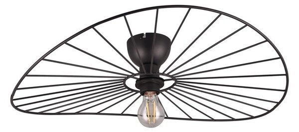 Matně černé stropní svítidlo ø 60 cm Chapeau – Reality