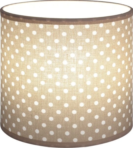 Brilagi - Stínidlo univerzální BOBO E27 pr. 15 cm béžová/puntíky