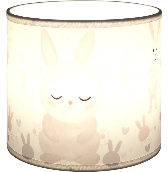 Brilagi - Stínidlo univerzální BOBO E27 pr. 15 cm bílá/králíčci