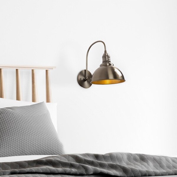 Nástěnné svítidlo v mosazné barvě ø 21 cm Varzan – Opviq lights