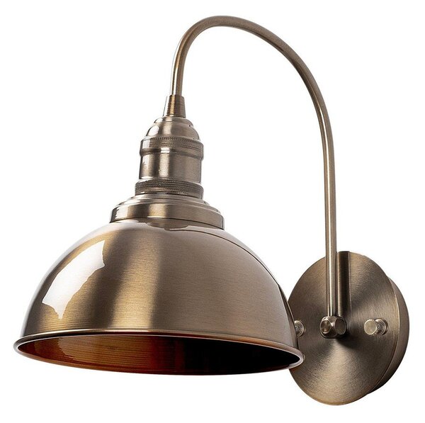 Nástěnné svítidlo v mosazné barvě ø 21 cm Varzan – Opviq lights